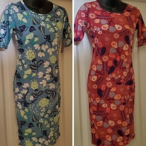 NWT BUNDLE OF 2 XXS LULAROE JULIA DRESSES
